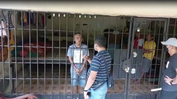 Foto: Penampakan kerangkeng manusia di rumah Bupati Langkat, Sumatera Utara (Dok. tangkapan layar))