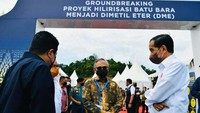 Proyek hilirisasi batu bara di Muara Enim merupakan kerja sama antara PT Bukit Asam Tbk, PT Pertamina Persero, dan investor asal Amerika Serikat, Air Products.