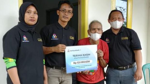 Kakek Sunardi Punya Rumah Baru Berkat #SahabatBaik di berbuatbaik.id