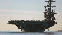 Menegangkan! Kapal Induk AS Bergerak ke Timur Tengah