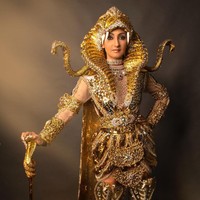 Eggie Jasmin dilirik Mrs. India Inc, pemegang lisensi Mrs. World di India, setelah mereka melihat karyanya di Miss Supranational 2021. Foto: Instagram/@mrsindiainc