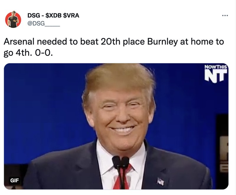 Meme Arsenal Burnley