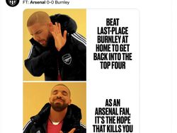 Gagal Kalahkan Burnley, Arsenal Diejek Netizen