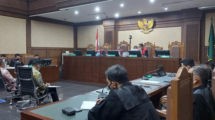 Persidangan eks pejabat Ditjen Pajak Angin Prayitno (Foto: Zunita/detikcom)