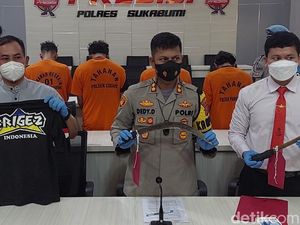 Kalungkan Celurit ke Leher Korban, Anggota Geng Motor Ditangkap Polisi Sukabumi