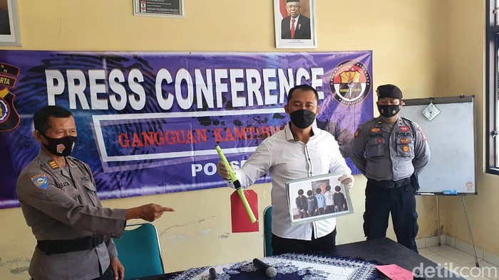 Polsek Mlati tangkap sejumlah remaja yang lakukan penganiayaan di Jalan Magelang, Sleman.