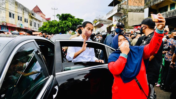 Presiden Jokowi di Pagar Alam