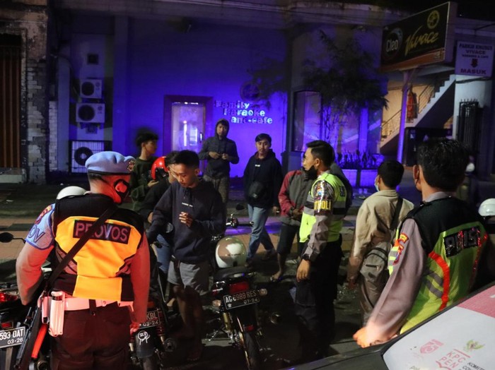razia balap liar polresta blitar