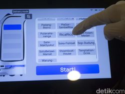 Robot Pengantar Makanan Ini Wara-wiri di Mal Jakarta