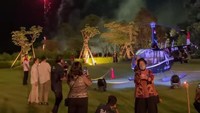 Vidi Aldiano dan Sheila Dara Aisha tiba di lokasi ngunduh mantu. Foto: Instagram