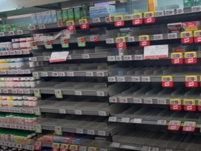 Imbas Selandia Baru Lakukan Pembatasan, Banyak Rak Supermarket Kosong