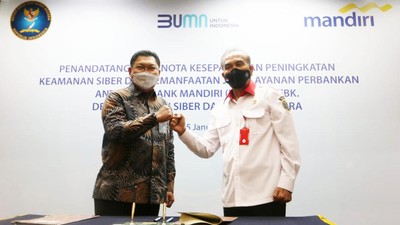 BSSN Gandeng Bank Mandiri