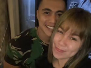 10 Foto Aprilio Manganang dan Claudya, Eks Pemain Timnas Putri Baru Tunangan