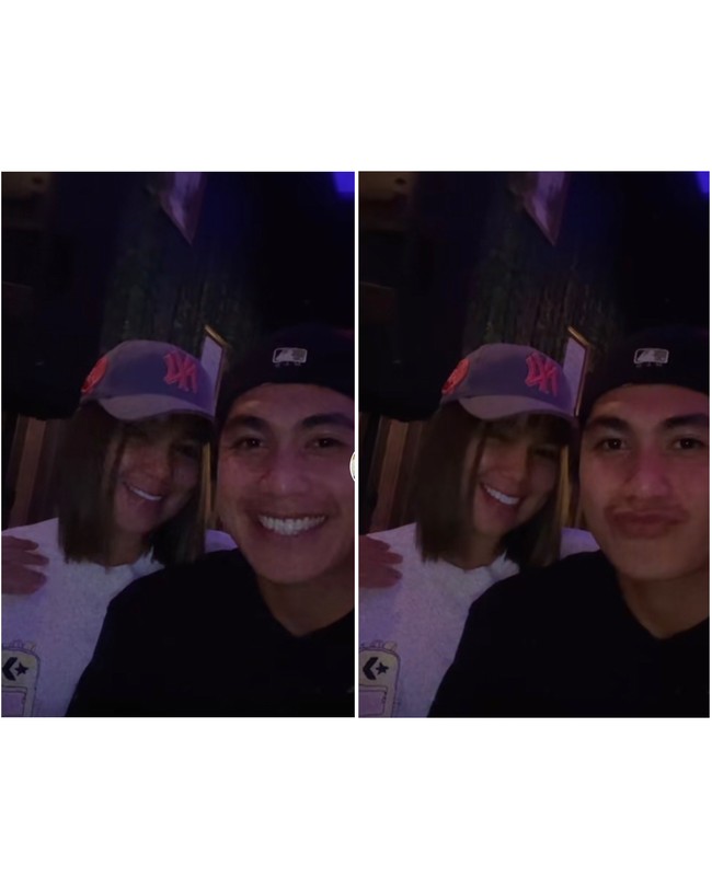 Momen perayaan tahun baru, Claudya dan Aprilio Manganang terlihat bersama sambil menyaksikan kembang api.  Foto: Dok. TikTok @c.cvanrhyn.