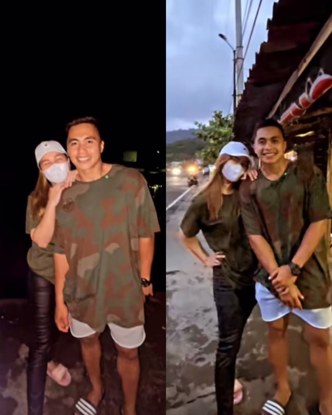 Selain ke mall, Claudya dan Aprilio Manganang kerap kuliner malam bersama. Kebersamaan mereka pun sukses mencuri perhatian warganet.  Foto: Dok. TikTok @c.cvanrhyn.