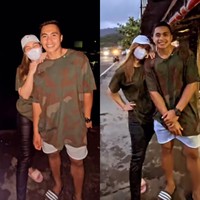 Selain ke mall, Claudya dan Aprilio Manganang kerap kuliner malam bersama. Kebersamaan mereka pun sukses mencuri perhatian warganet.  Foto: Dok. TikTok @c.cvanrhyn.