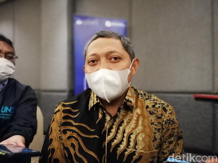 Direktur Kelembagaan Ditjen Dikti Ristek Kemendikbud Ristek, Lukman di Sukoharjo, Selasa (25/1/2022).