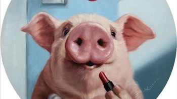 Pake lipstik dulu ah. Foto: Instagram/luciaheffernan