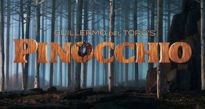 Adegan dalam teaser Guillermo del Toros Pinocchio.