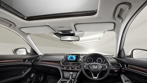 Interior Honda Accord yang disegarkan pada Selasa (25/1/2022).