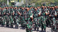 Dalam apel ini, KSAD memerintahkan jajarannya untuk melakukan pembinaan kepada masyarakat soal bahaya paham radikal.