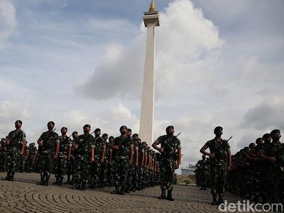 Potret Apel Pasukan TNI AD, Waspadai Ancaman Radikalisme