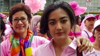 Maura Magnalia adalah sosok perempuan yang gayanya terlihat santai.Foto: dok. Instagram Nurul Arifin.