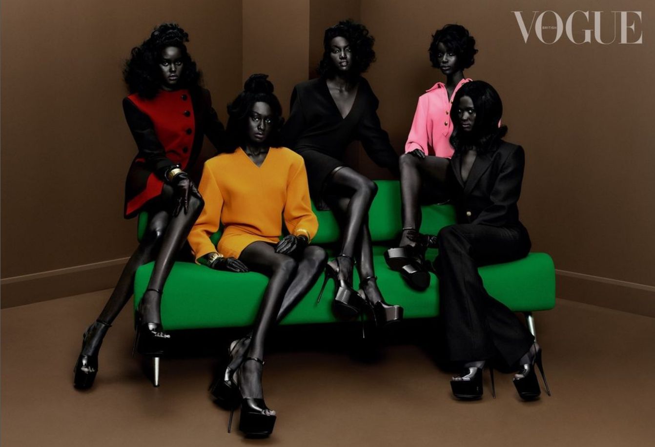 model kulit hitam Vogue British