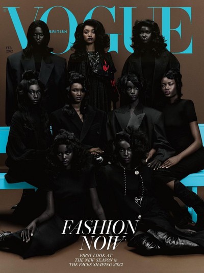 model kulit hitam Vogue British model kulit hitam Vogue British