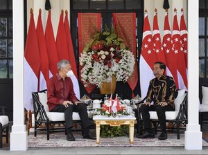 Bertemu PM Singapura, Jokowi Bahas Penguatan Pemulihan Ekonomi!