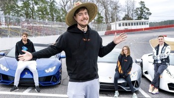 Konten balapan di mana yang menang bisa mendapatkan mobilnya. Foto: Instagram