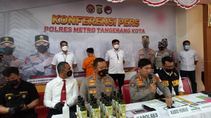 Polisi Tangerang gagalkan penyelundupan sabu cair asal Meksiko