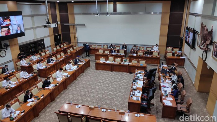 Rapat Komisi III DPR dengan BNPT (Matius Alfons/detikcom).