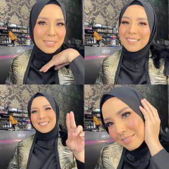 Tya Ariestya yang kini sudah mantap pakai hijab.