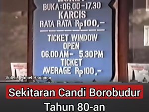 Viral! Harga Tiket Masuk Candi Borobudur pada 1980-an: Rp 100