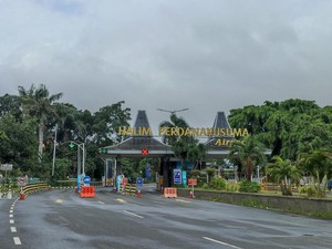 Ditutup Sementara, Begini Suasana Bandara Halim Perdanakusuma Pagi Ini
