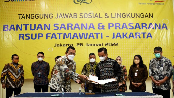 Dukungan Sarana dan Prasarana di RSUP Fatmawati Bantuan Sarana dan Prasarana kepada Rumah Sakit Fatmawati bisa terwujud guna menjadikan Rumah Sakit Nomor Satu di Indonesia.
