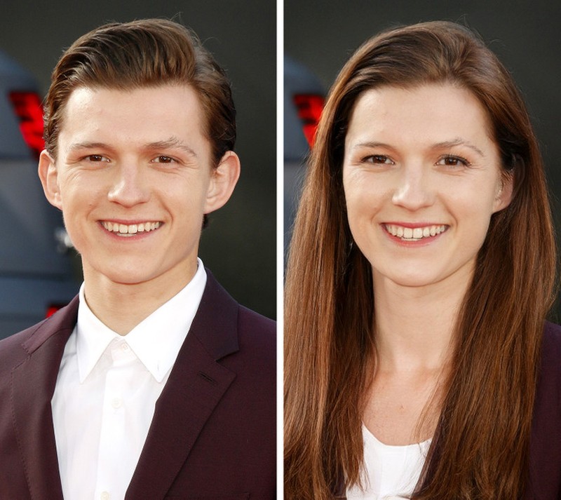 Fotoinet begini jika wajah tampan toko marve Dieditl jadi wanita cantik