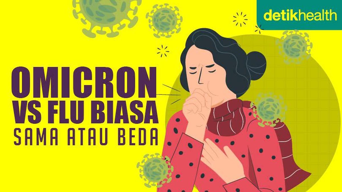 Cara membedakan gejala covid-19 omicron dengan flu biasa