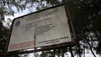 Pengamanan aset dilakukan dengan memasang papan nama.