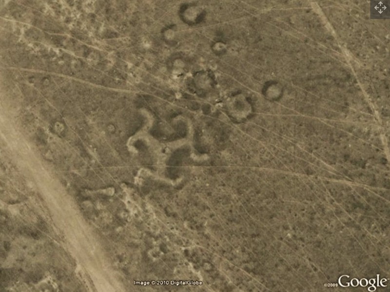 Pemandangan aneh Google Earth