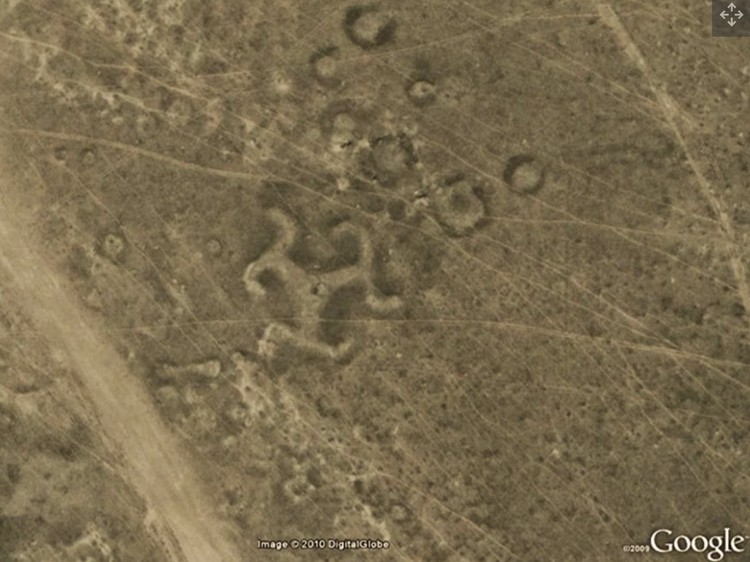 Pemandangan aneh Google Earth