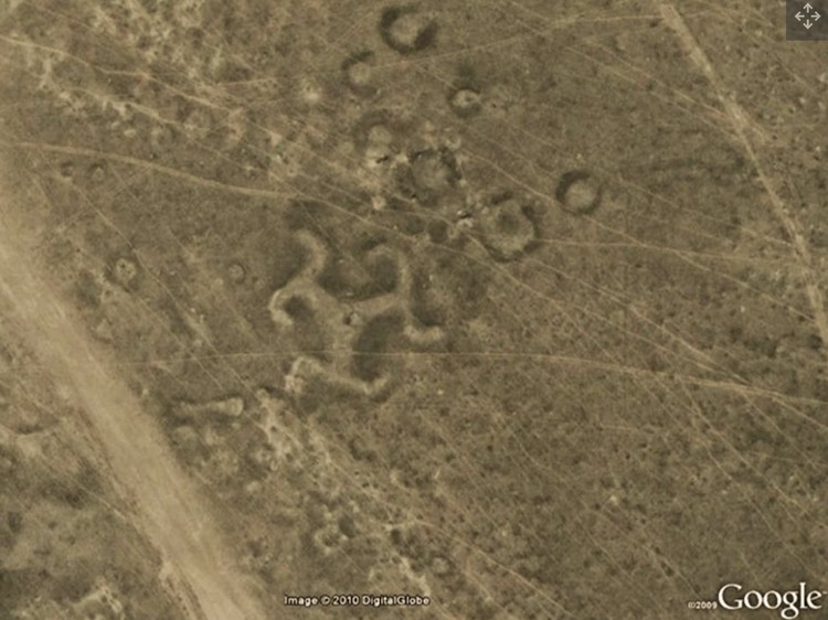 Pemandangan aneh Google Earth Pemandangan aneh Google Earth