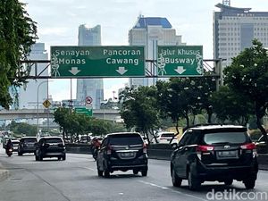 Terlalu! Rambu Jalan di Senayan Jadi Korban Vandalisme