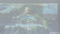 Visual dari Keong Emas di masa depan yang lebih hijau dan memiliki area terbuka (Randy/detikTravel)