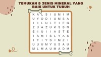 Coba ingat-ingat dulu apa saja yang termasuk jenis mineral.