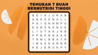 Kali ini tujuh buah yang bernutrisi tinggi. Coba sambil diperbesar gambarnya.
