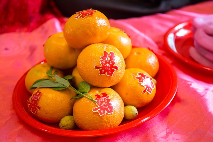 Buah suguhan imlek Buah suguhan imlek