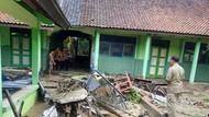 Gedung SMAN 1 Kemusu Boyolali Rusak Diterjang Banjir