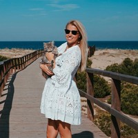 Selain mengunggah aktivitasnya sebagai pilot, Kim De Klop juga kerap kali membagikan kegiatan santainya. Foto: Instagram/@737pilotgirl